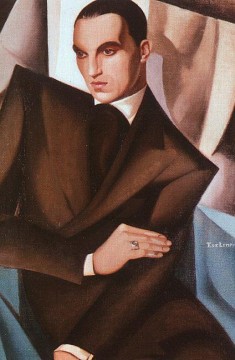  Tamara Pintura al %C3%B3leo - Retrato del marqués sommi 1925 contemporánea Tamara de Lempicka